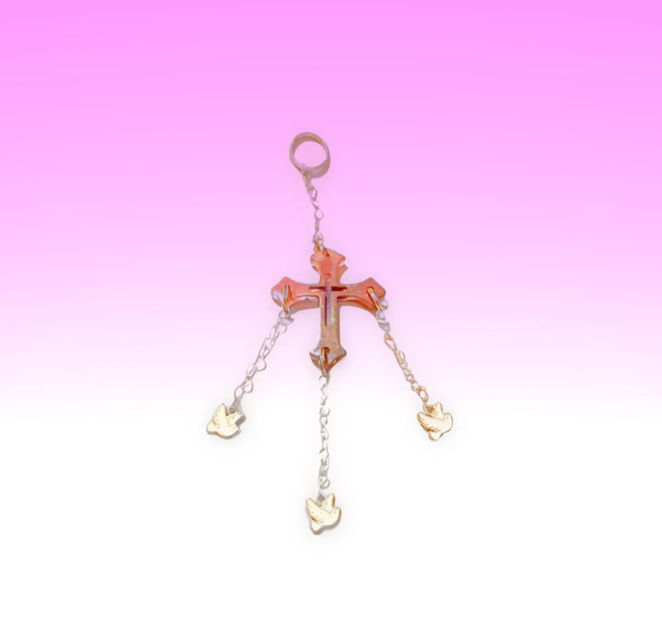 Mini Cross Suncatcher/Keychain